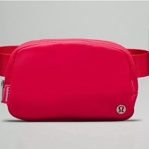 NEW!!! Lululemon RED Belt Bag